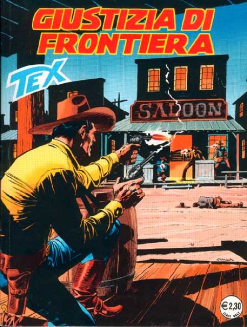 Tex Nr. 525: Giustizia di frontiera front cover (Italian).