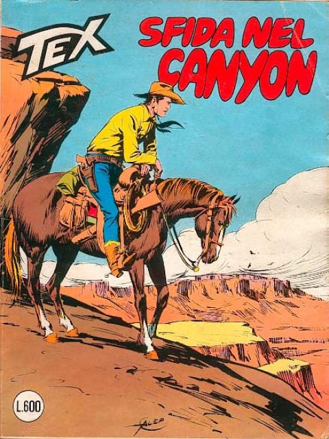 Tex Nr. 247: Sfida nel canyon front cover (Italian).