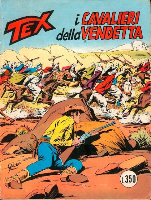Tex Nr. 178: I cavalieri della vendetta front cover (Italian).