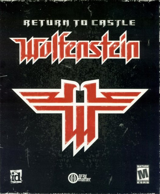 Return to Castle Wolfenstein PC front cover.