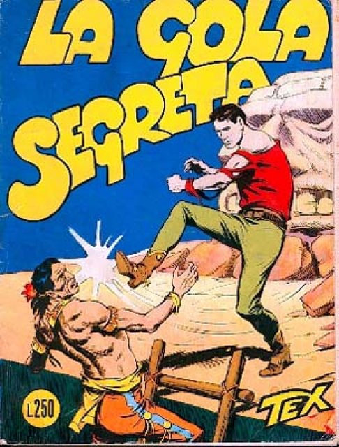 Tex Nr. 014: La gola segreta front cover (Italian).