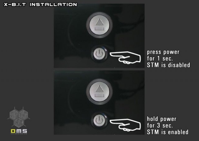 X-B.I.T STM Power-Button Install