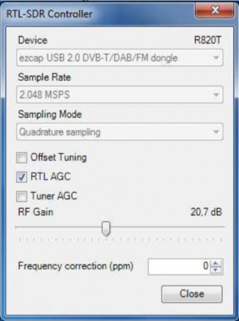 Ricezione SDR con chiavetta USB DVB-T