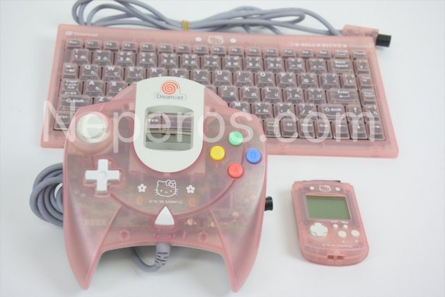 Dreamcast Hello Kitty Pink accessories.