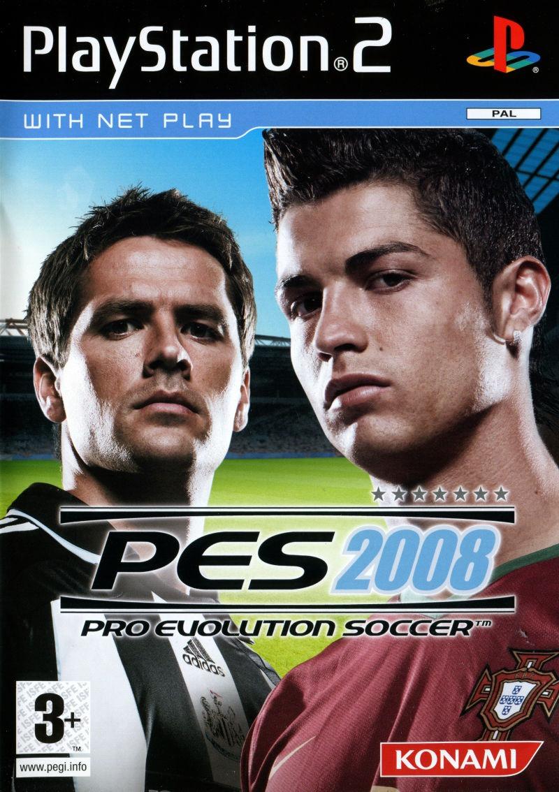 Pro Evolution Soccer 2008 (PAL) - Playstation 2 Front cover