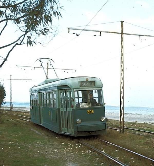 CAGLIARI ANNI '70 Il tram al Poetto