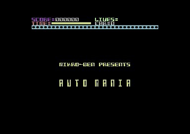 Auto Mania (1985)