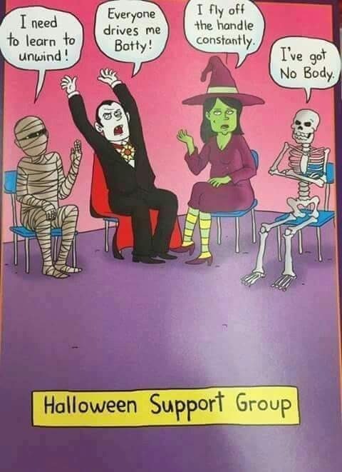 Halloween support group :)
