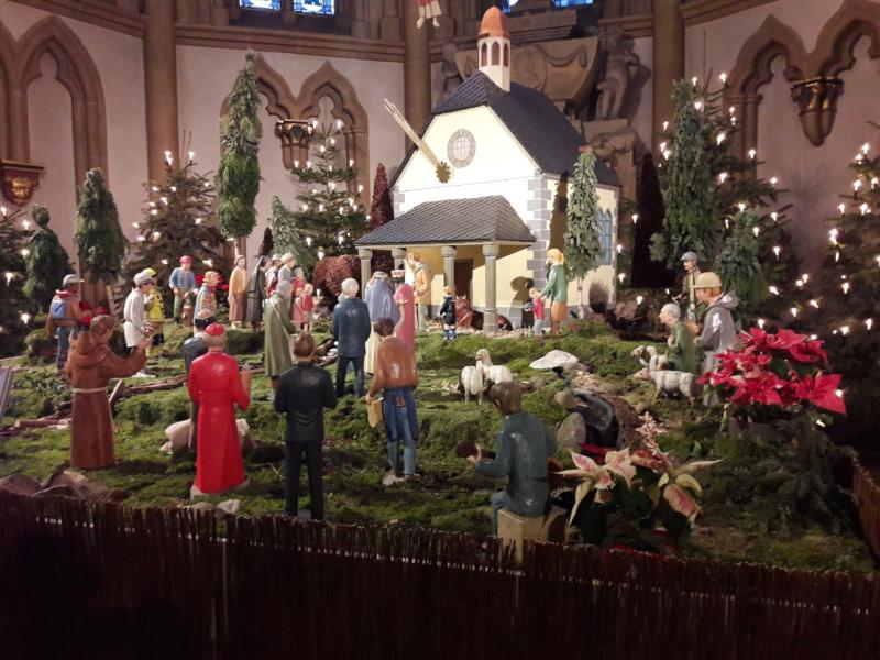 The nativity at the Paderborn Cathedral