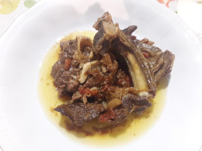 Pecora in umido (slow cooker)