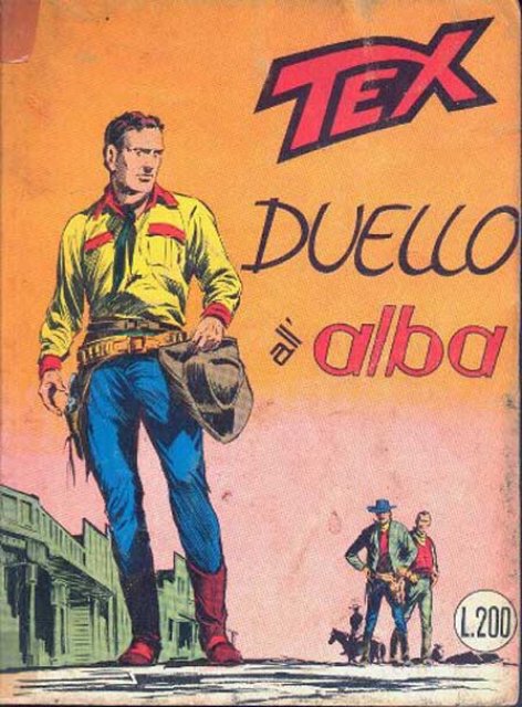 Tex Nr. 059: Duello all'alba front cover (Italian).