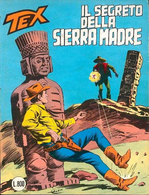 Tex Nr. 269: Il segreto della Sierra Madre front cover (Italian).