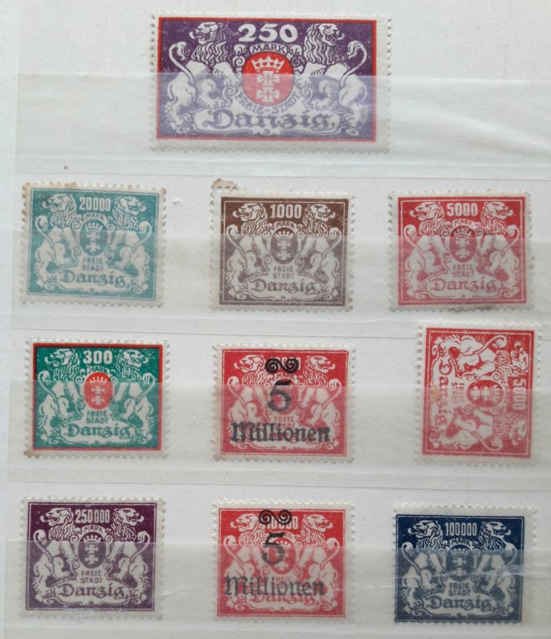 German stamps in Paderborn