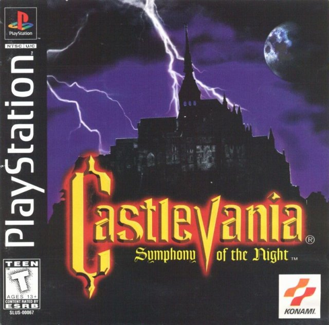 Castlevania: Symphony of the Night - Playstation front cover