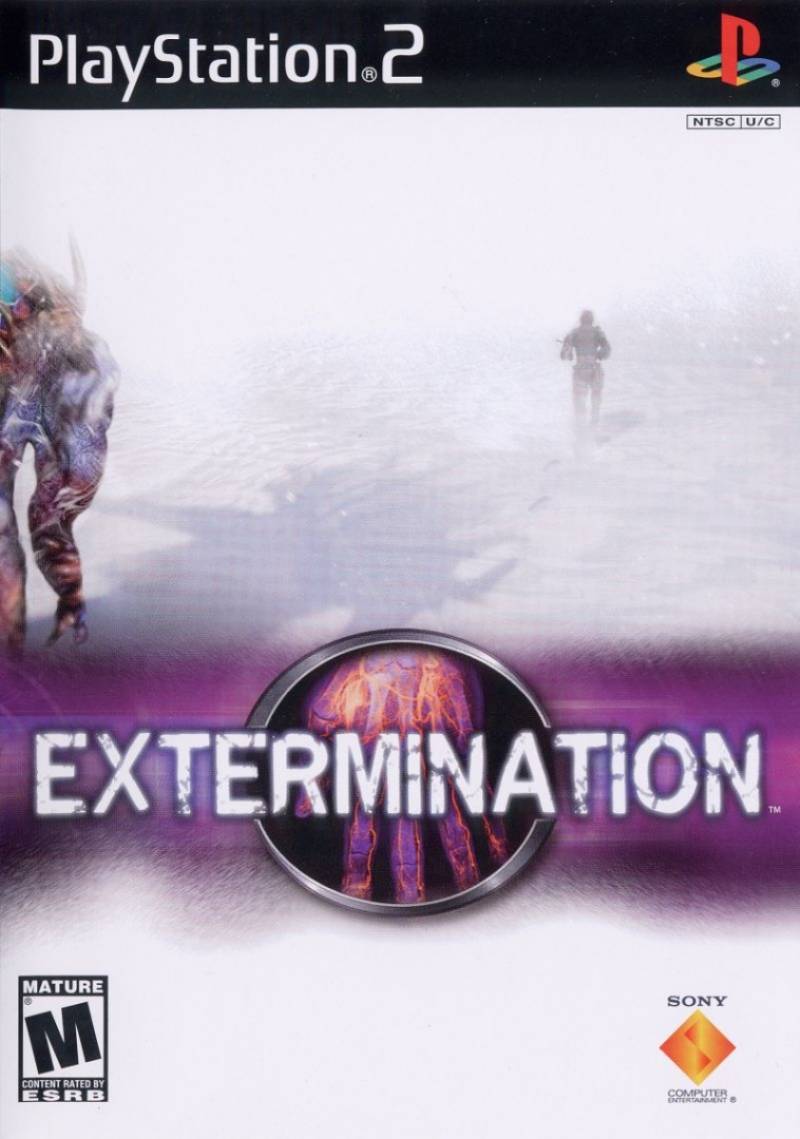 Extermination NTSC USA Playstation 2 front cover
