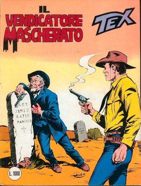 Tex Nr. 277: Il vendicatore mascherato front cover (Italian).