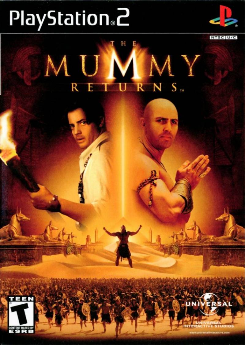 The Mummy Returns Playstation 2 USA front cover