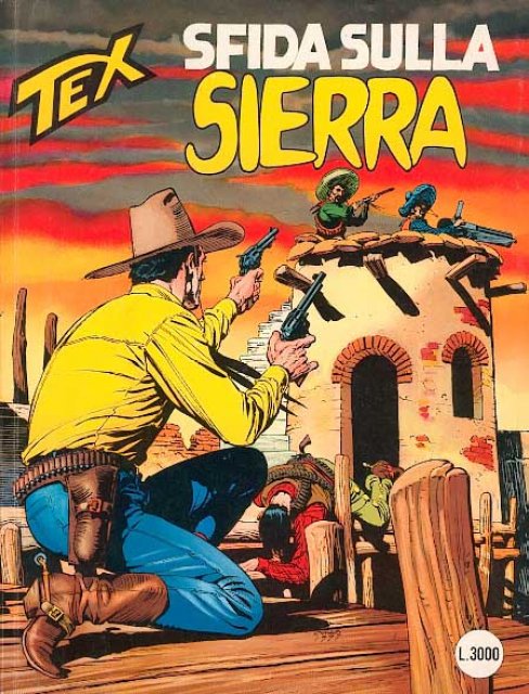 Tex Nr. 440: Sfida sulla Sierra front cover (Italian).
