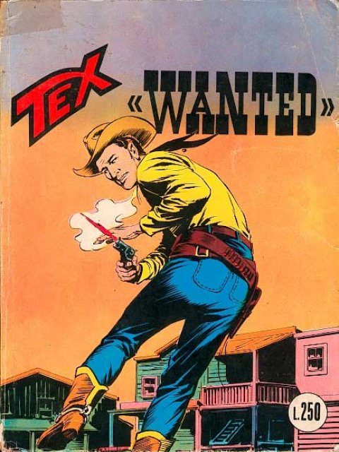Tex Nr. 131: Wanted front cover (Italian).