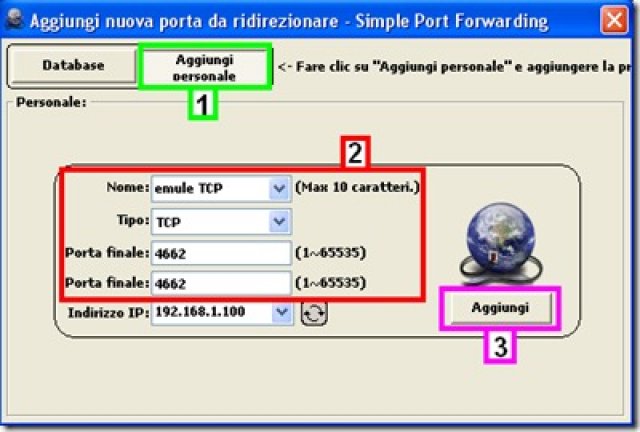 Come usare Simple Port Forwarding per eMule