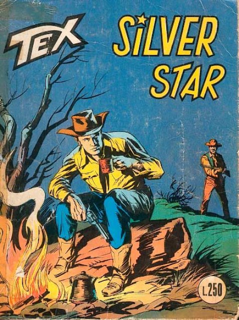 Tex Nr. 129: Silver Star front cover (Italian).