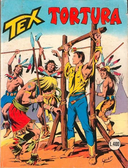 Tex Nr. 206: Tortura front cover (Italian).