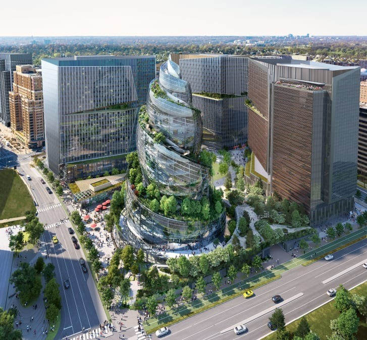 The new Amazon’s headquarter has been designed by global architecture firm NBBJ. Lead architect of t