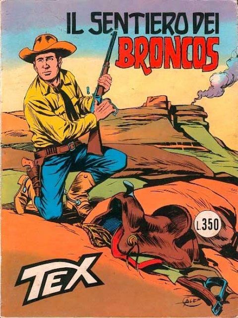 Tex Nr. 188: Il sentiero dei Broncos front cover (Italian).