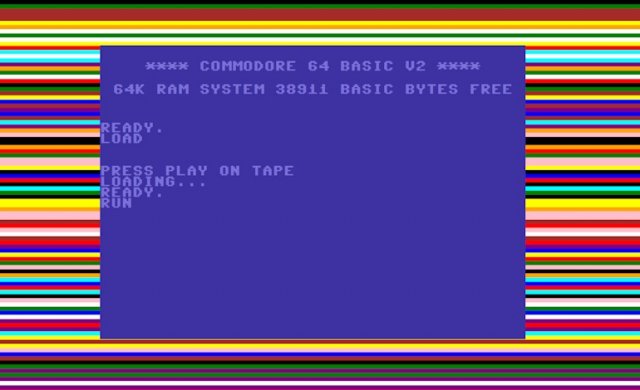 The different types of loading bars on the Commodore 64