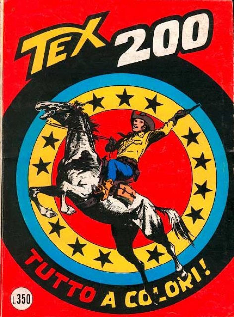 Tex Nr. 200: Tex 200 front cover (Italian).