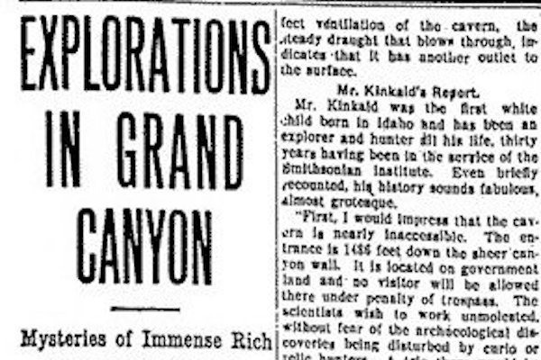 The Arizona Gazette article from April 5, 1909