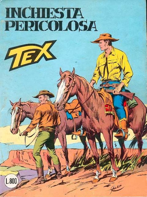 Tex Nr. 264: Inchiesta pericolosa front cover (Italian).