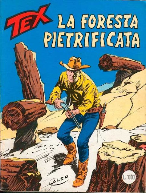 Tex Nr. 278: La foresta pietrificata front cover (Italian).