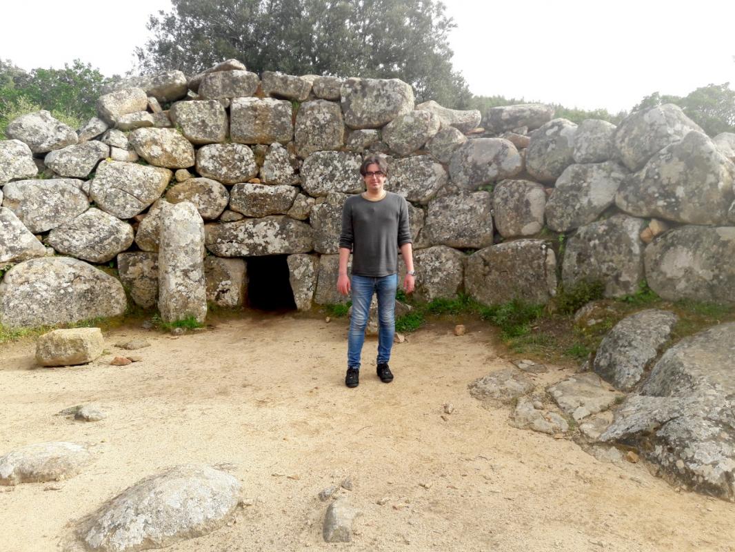 The Tomb of the giants of Is Concias in Sardinia
