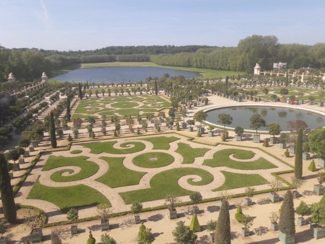 The Palace of Versailles, the gardens and the Trianon