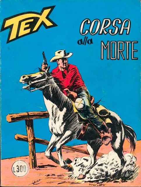 Tex Nr. 058: Corsa alla morte front cover (Italian).