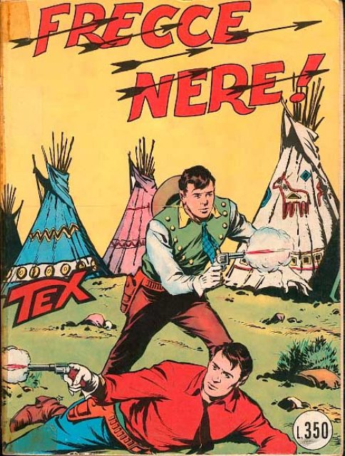 Tex Nr. 026: Frecce nere front cover (Italian).