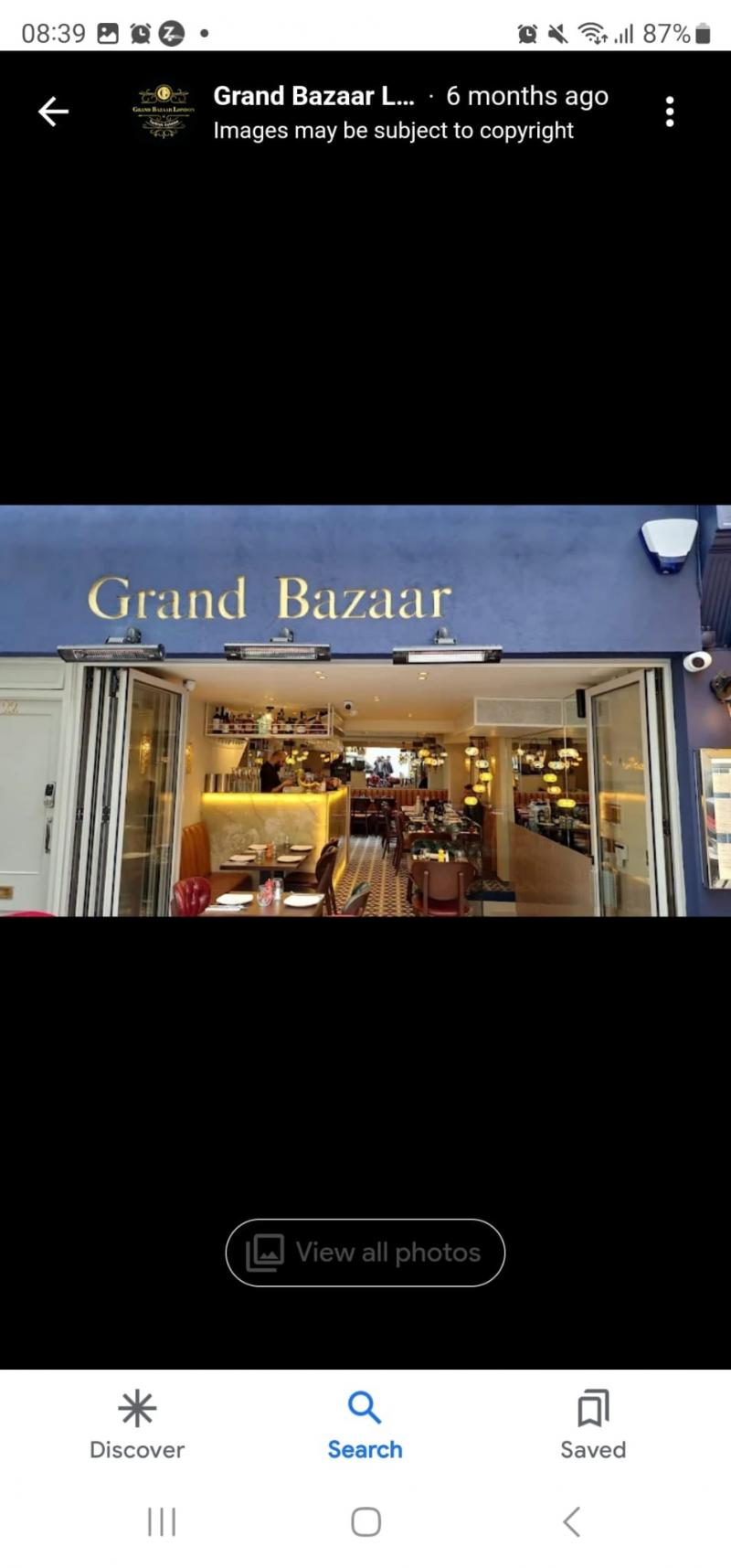 Turkish in London Grand Bazar