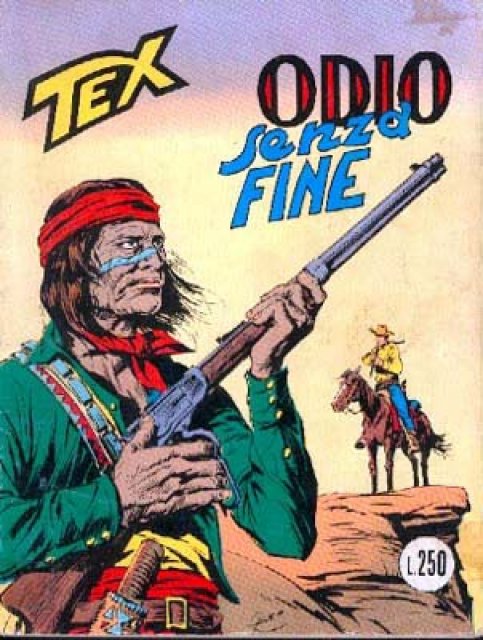 Tex Nr. 152: Odio senza fine front cover (Italian).