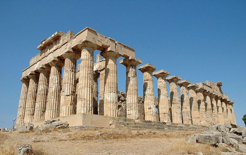Selinunte, temple E, also called the temple of Hera.