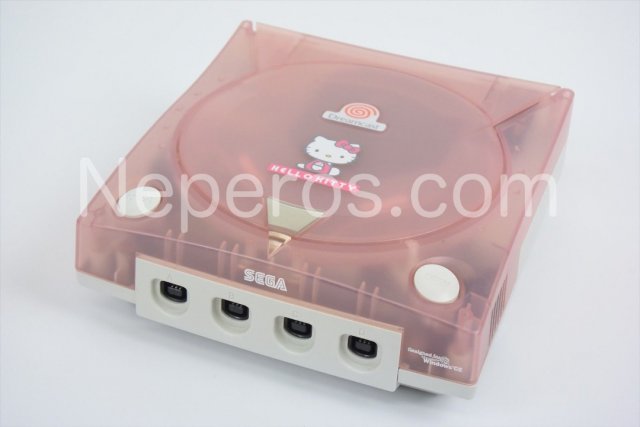 Dreamcast Hello Kitty Pink console.