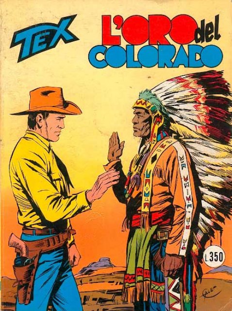Tex Nr. 201: L'oro del Colorado front cover (Italian).