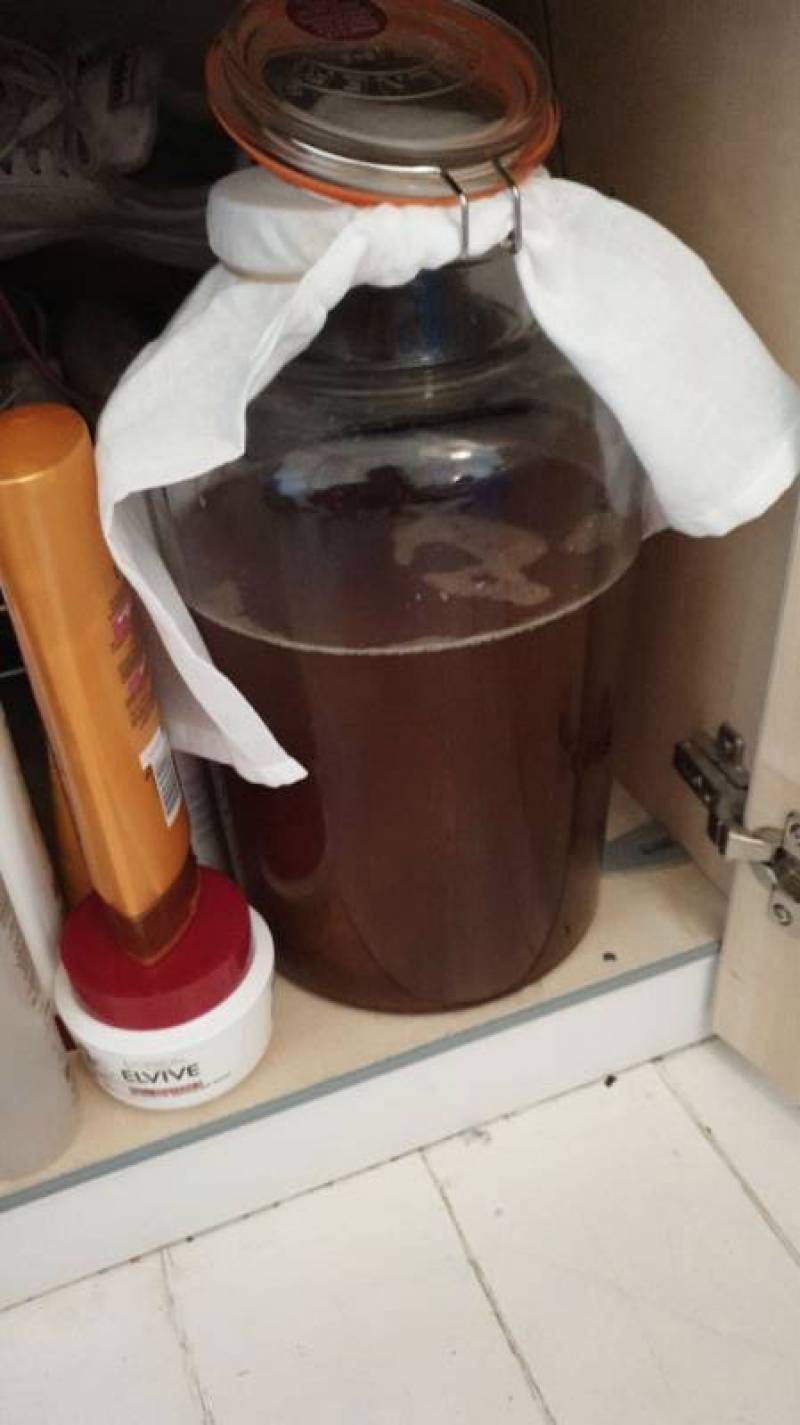 My 5 litres are ready and in the position to start the fermentation again </p><p>Day 2020.06.19 h.17