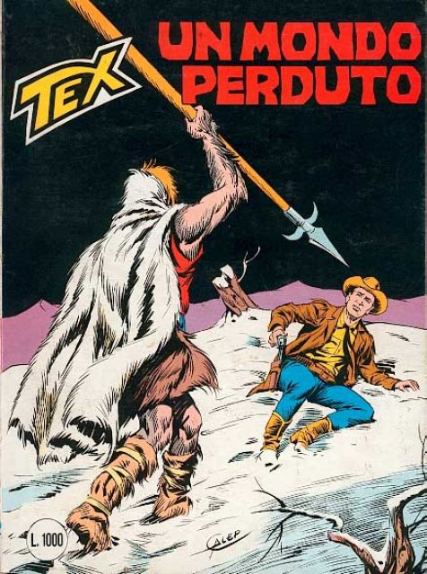 Tex Nr. 282: Un mondo perduto front cover (Italian).