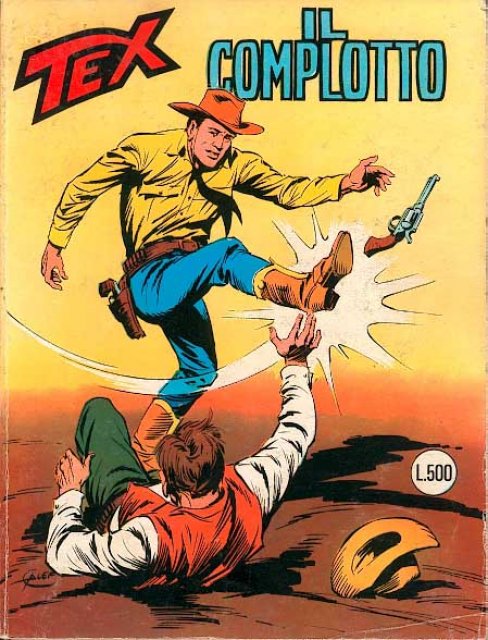 Tex Nr. 220: Il complotto front cover (Italian).