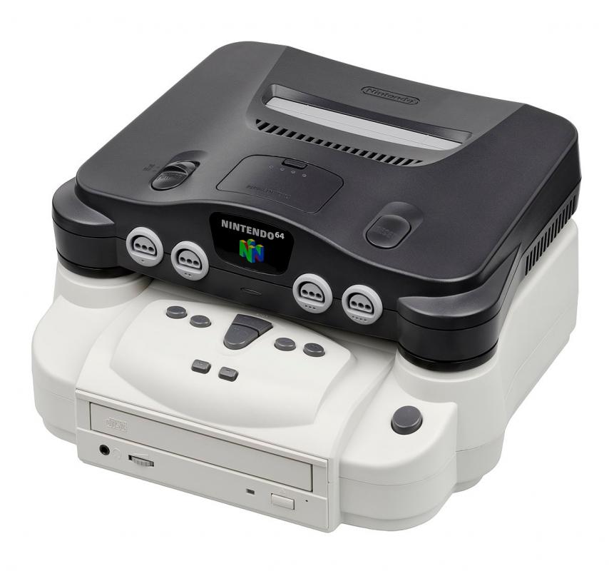 The Doctor V64 fits perfectly under the Nintendo 64