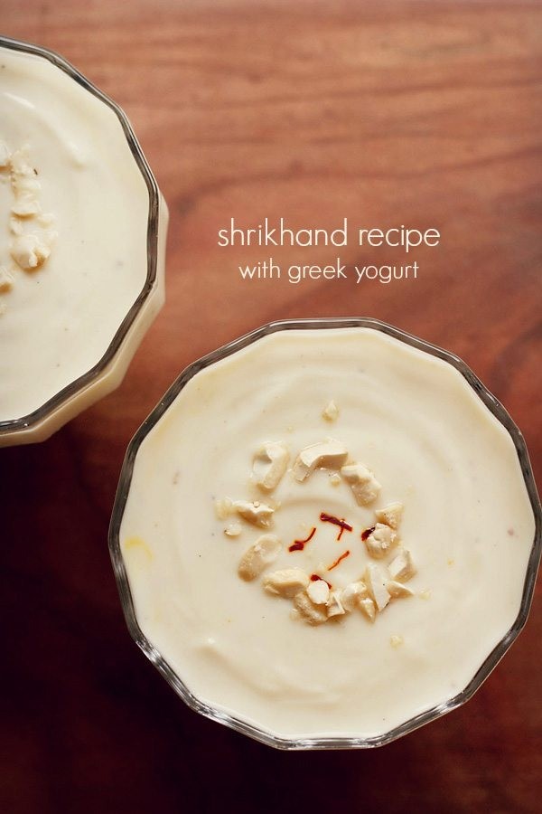 Make Shrikhand with Greek Yogurt