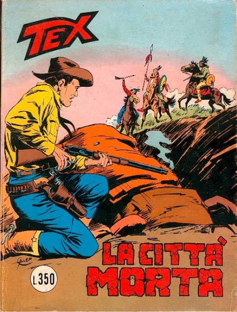 Tex Nr. 176: La citta morta front cover (Italian).