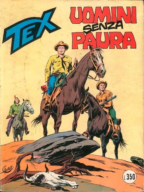 Tex Nr. 194: Uomini senza paura front cover (Italian).
