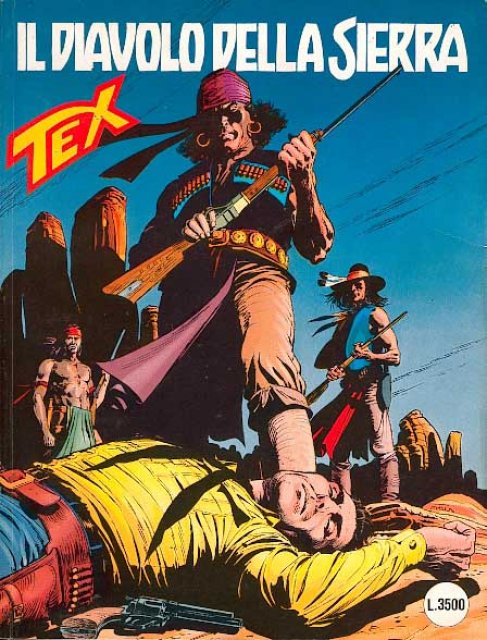Tex Nr. 470: Il diavolo della Sierra front cover (Italian).